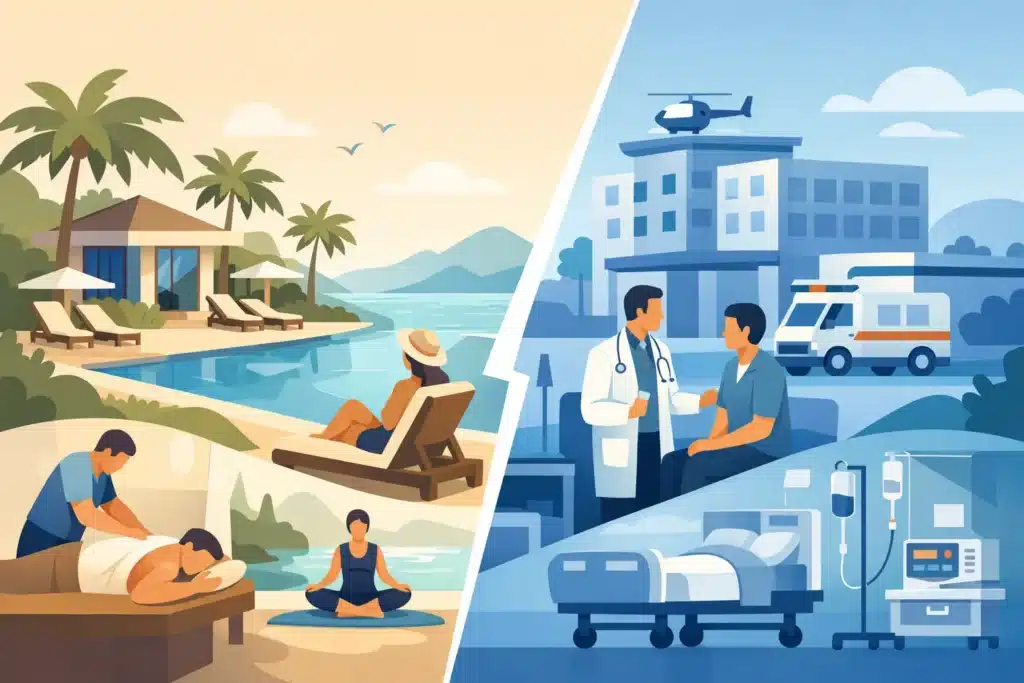 Boutique Rehab Versus Hospital Treatment